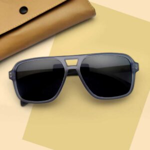 Transparent Color Double Bridge Sunglasses