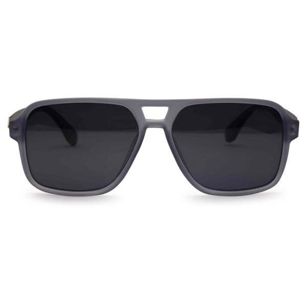 Transparent Color Double Bridge Sunglasses