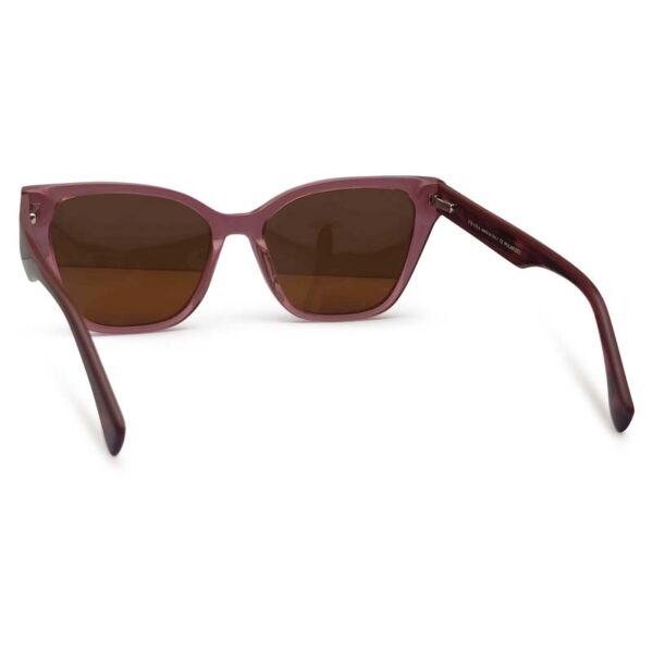 Pink Transparent Color Woman Sunglasses