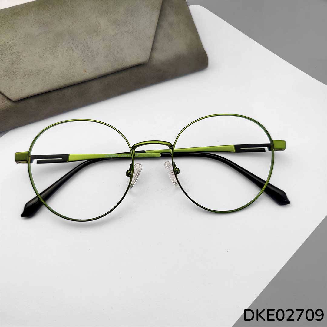 Unique Design Green Color Eyeglass