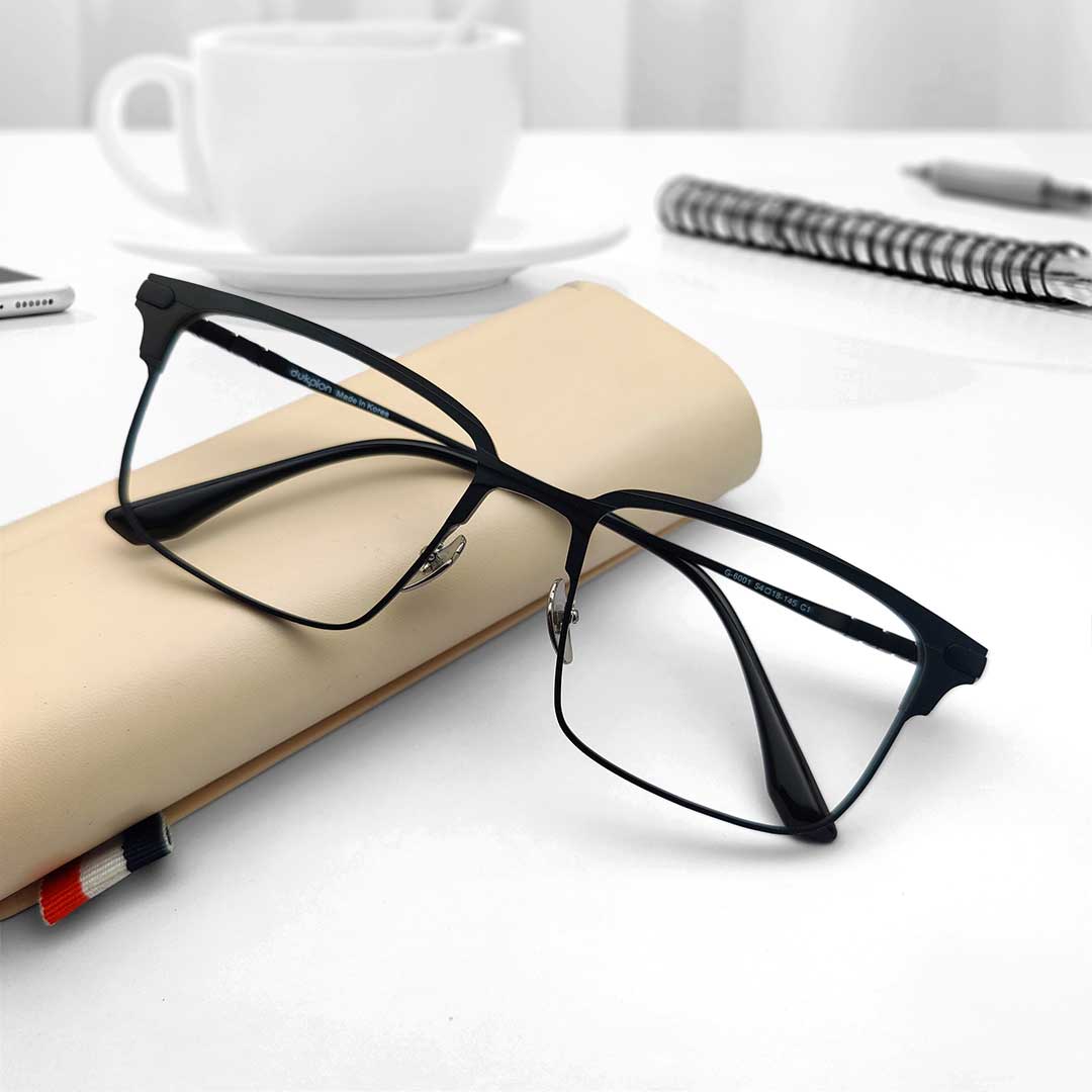 Black Color Light Weight Titanium Eyeglasses