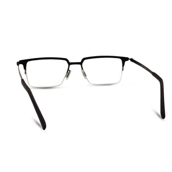 Black Color Half-rim Eyeglasses