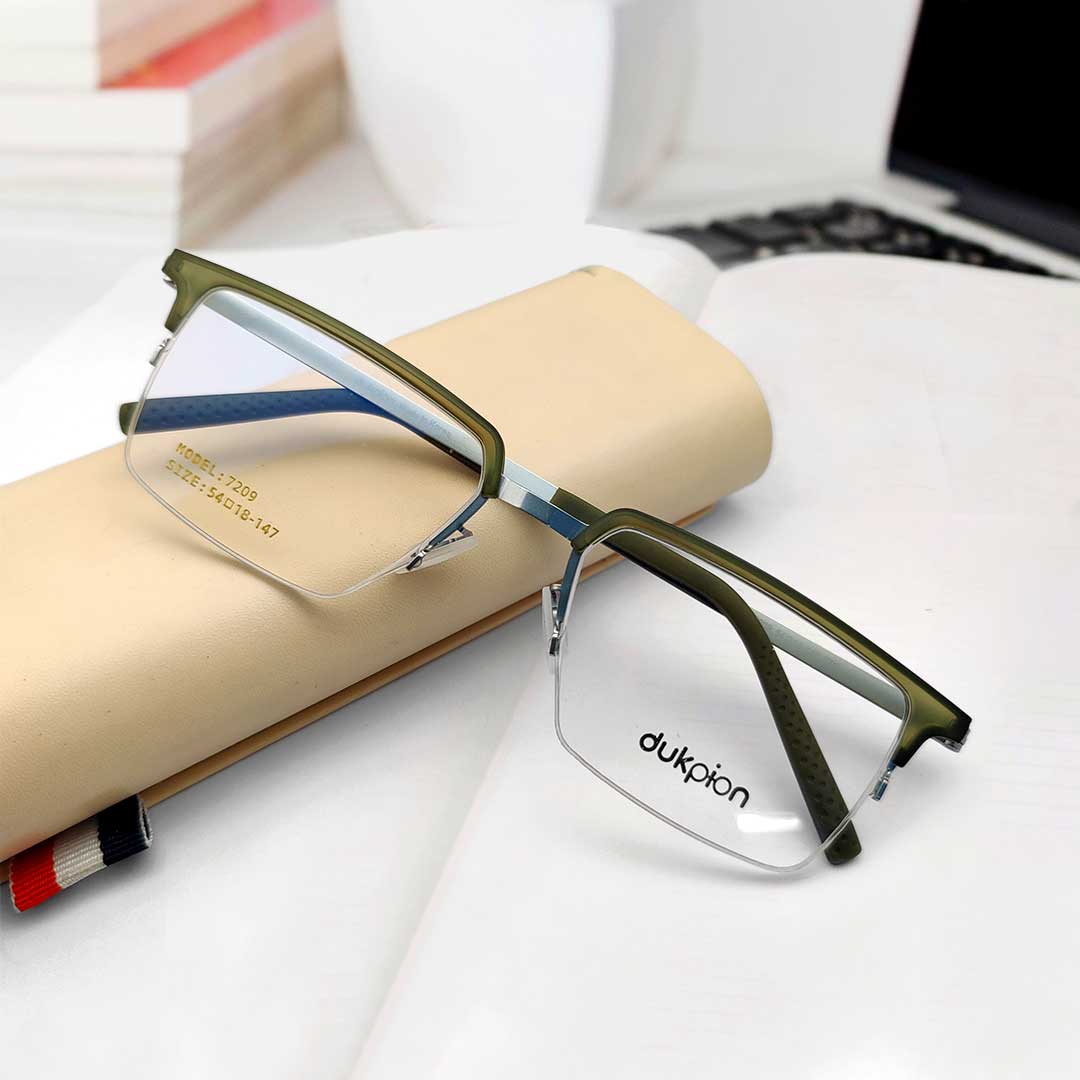 Green Color Premium Quality Eyeglasses