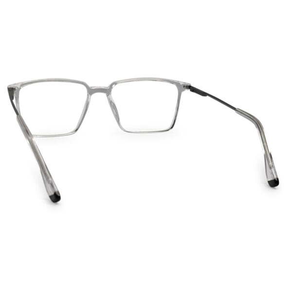 Transparent Color Fiber and Metal Mixed Eyeglasses