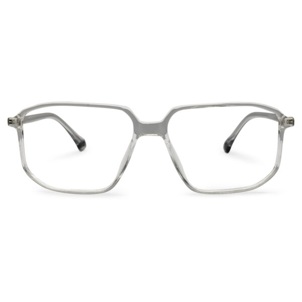 Transparent Color Rectangle Shape Eyeglass