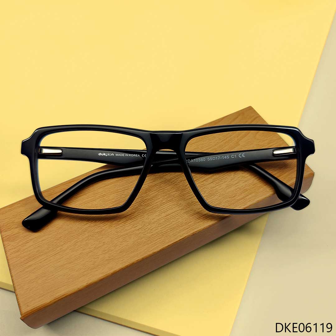 Gloss Black Color Premium Quality Eyeglasses