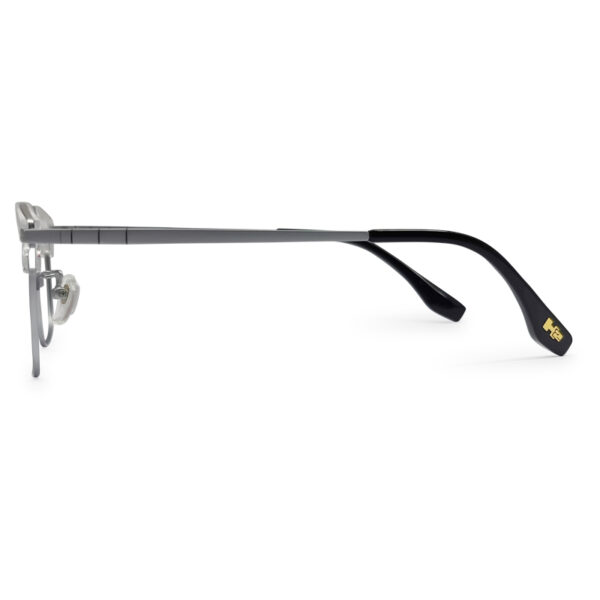 Transparent Clubmaster Shape Eyeglasses