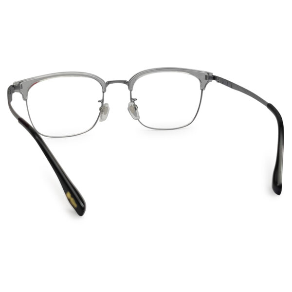 Transparent Clubmaster Shape Eyeglasses