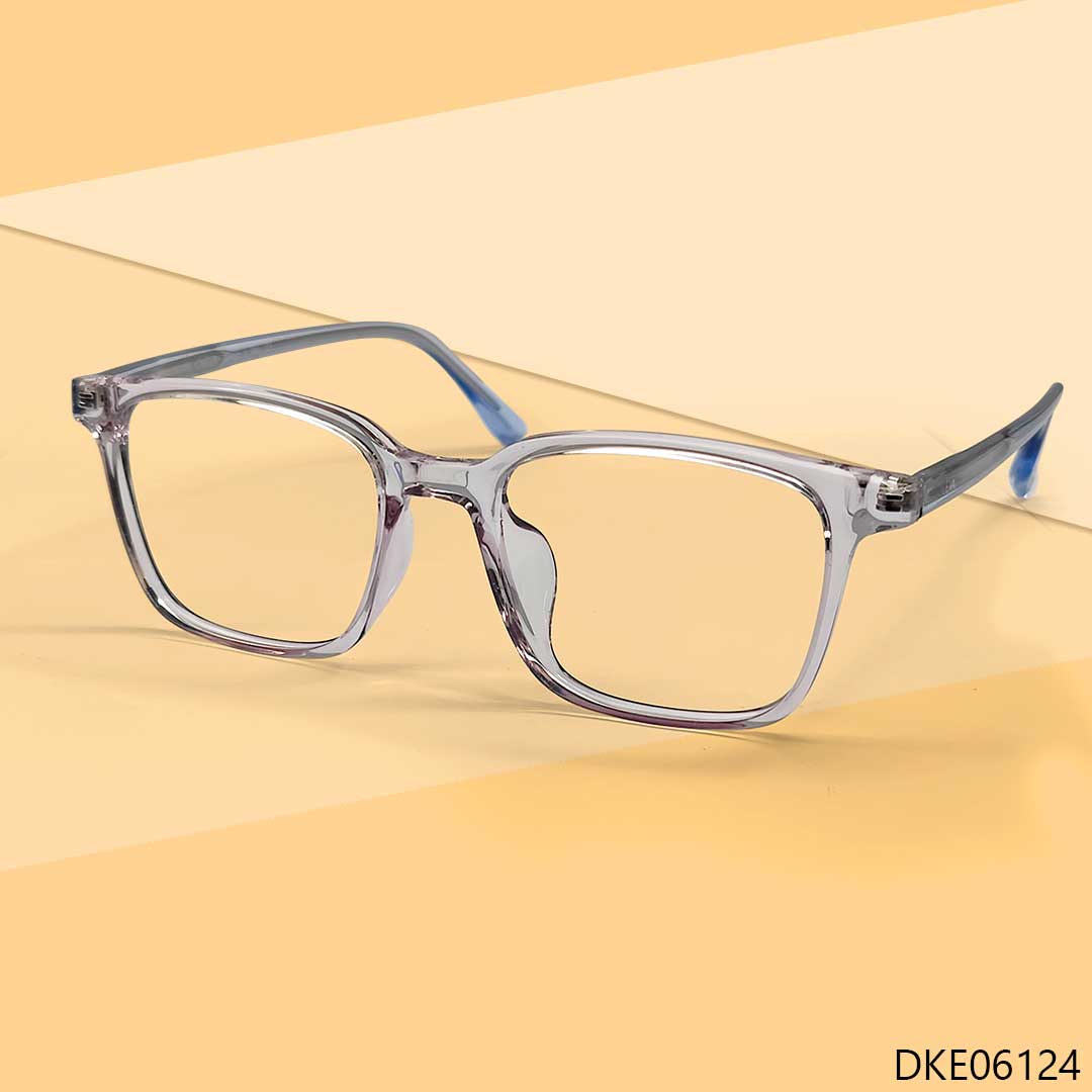 Transparent Square Shape Eyeglasses