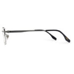 Half-Rim Silver Color Eyeglasses