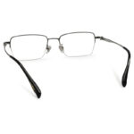 Half-Rim Silver Color Eyeglasses