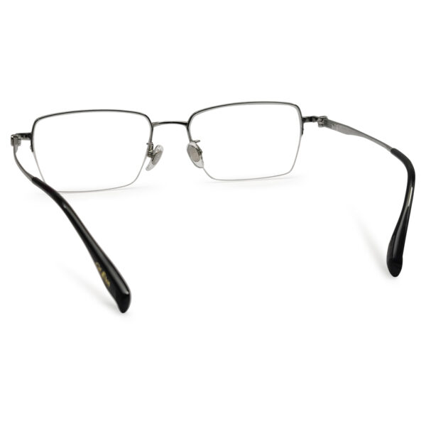 Half-Rim Silver Color Eyeglasses