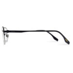 Black Color Half-Rim Eyeglasses