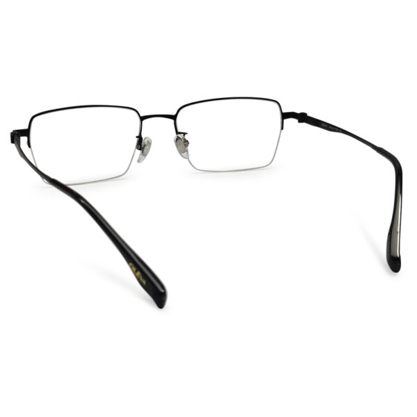 Black Color Half-Rim Eyeglasses