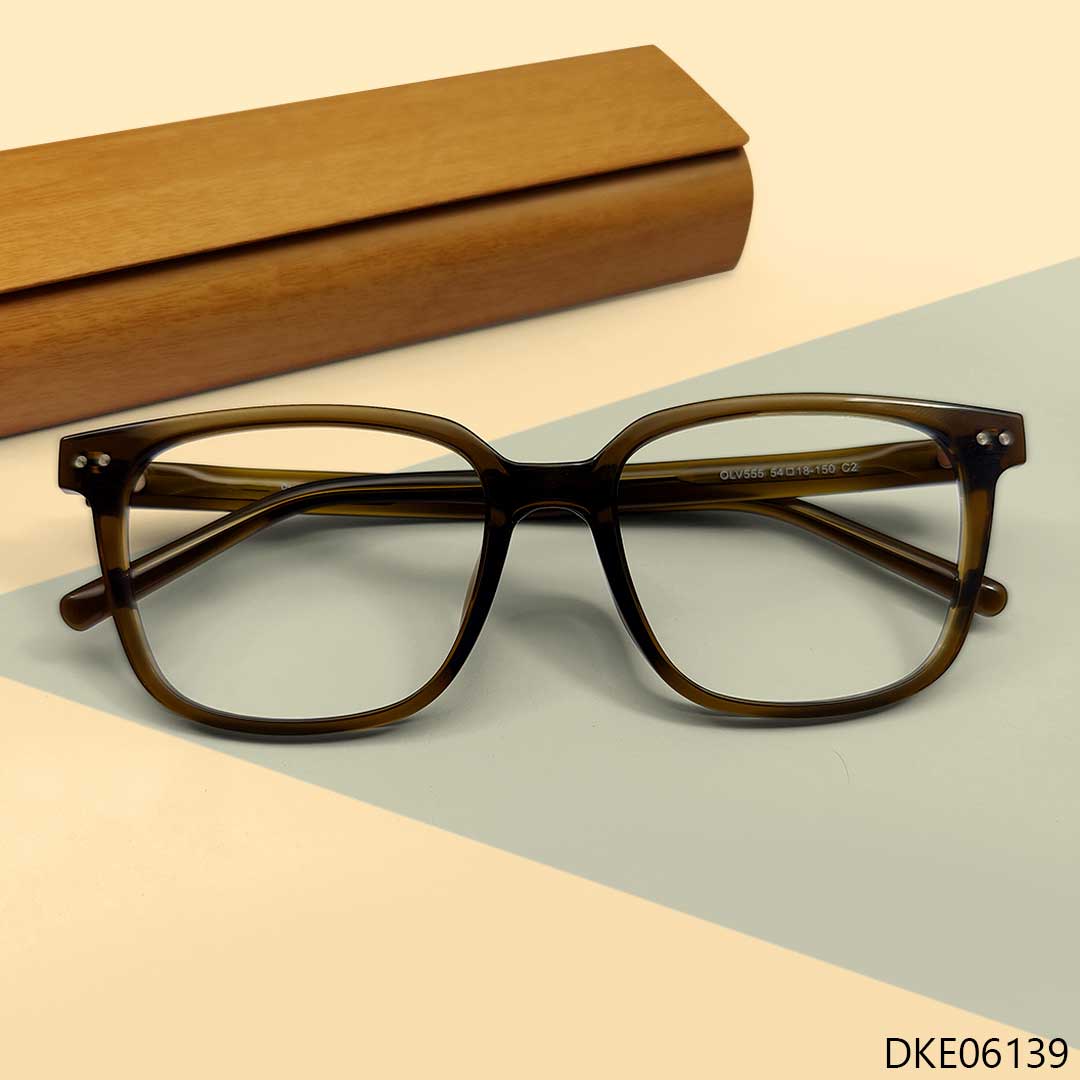 Transparent Square Shape Eyglasses