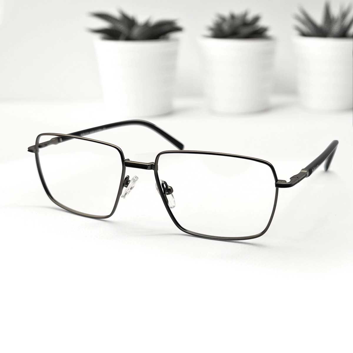 Black Color Square Shape Eyeglasses