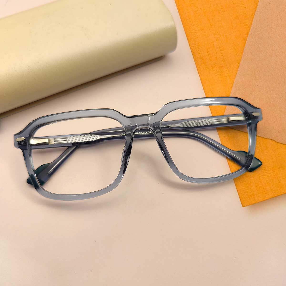 Grey Transparent Premium Quality Eyeglasses