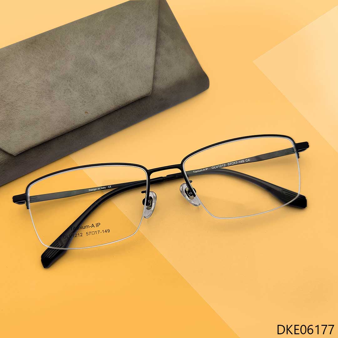 Premium Quality Desiger Half-Rim Eyeglasses