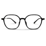 New Premium Quality Semi Round Shape Black Color Eyeglasses