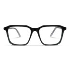 Black Color Square Shape Light Weight Eyeglasses