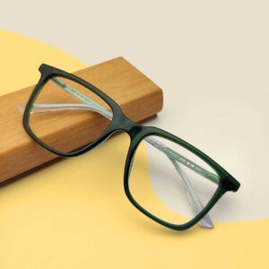 Green Color Stylish Light Weight Eyeglasses