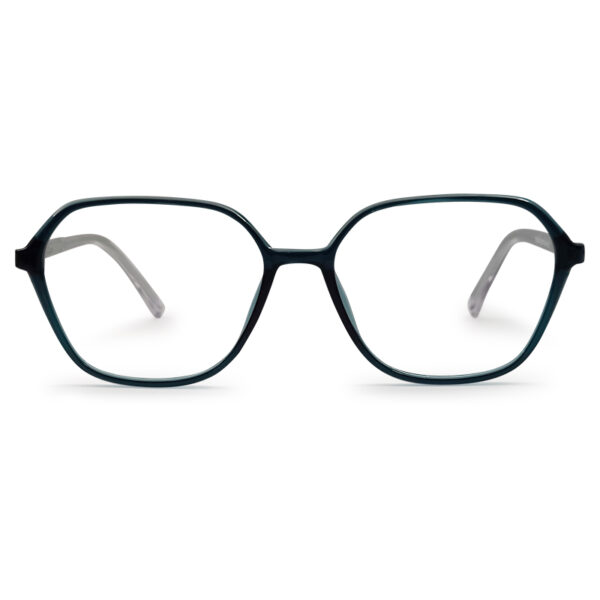 Semi Round Shape Transparent Eyeglasses