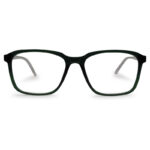Stylish Green Transparent Light Weight Eyeglasses