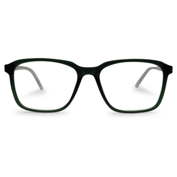 Stylish Green Transparent Light Weight Eyeglasses