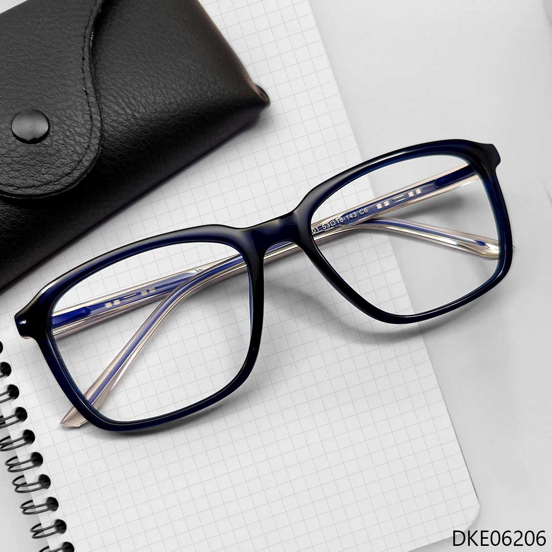 Stylish Mixed Color Square Shape Eyeglasses