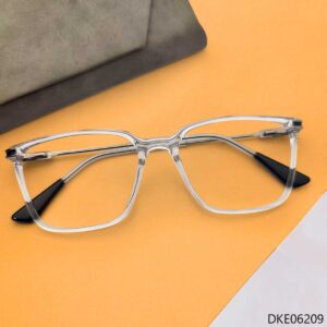 Square Shape Stylish Transparent Eyeglasses