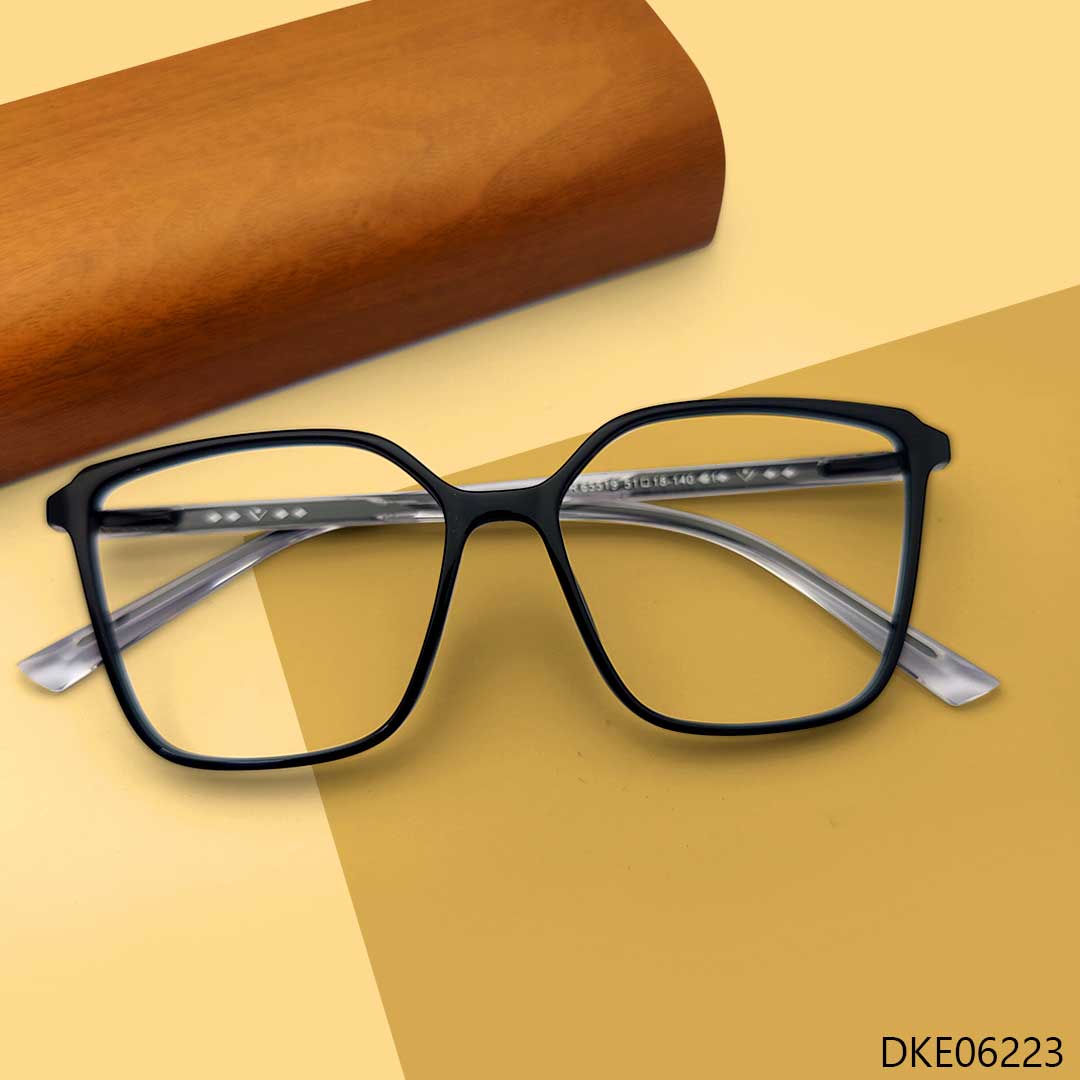 New Arrived Black Color Square Shape Eyeglasses