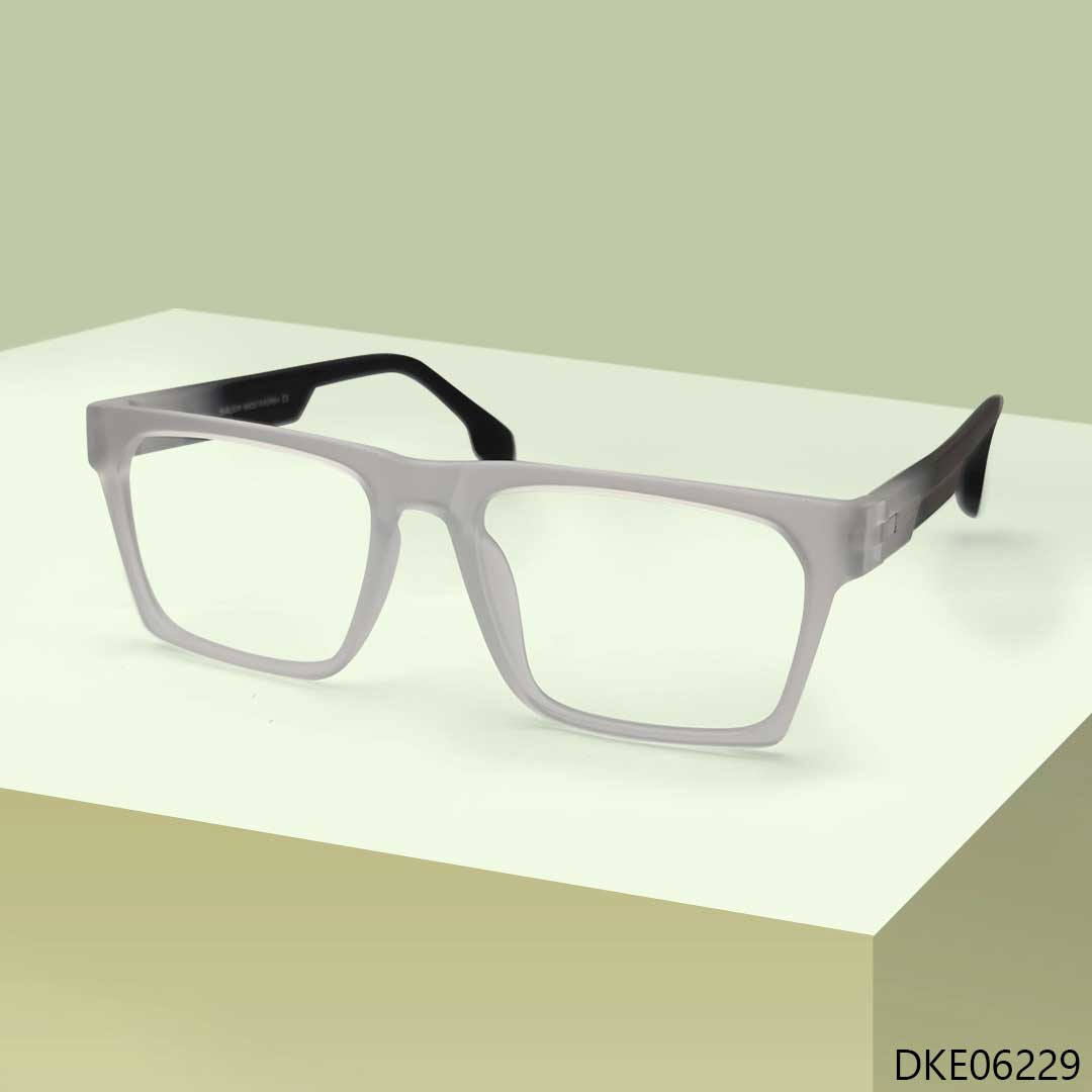 Transparent Square Shape Eyeglasses