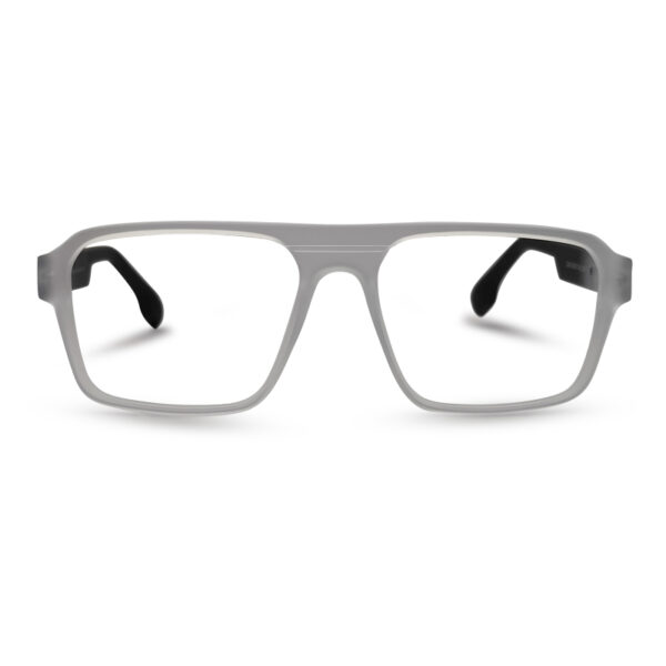 White and Black Mixed Color Transparent Eyeglasses