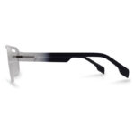 White and Black Mixed Color Transparent Eyeglasses