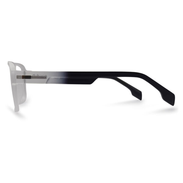 White and Black Mixed Color Transparent Eyeglasses
