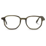New Semi Round Shape Transparent Color Eyeglasses