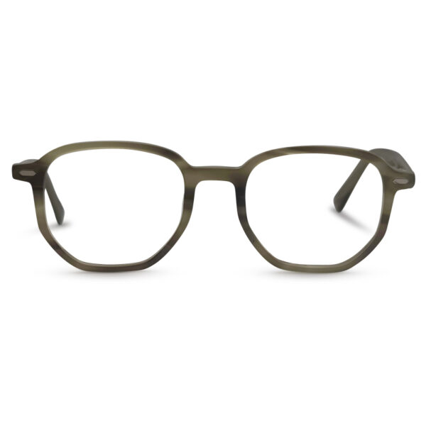 New Semi Round Shape Transparent Color Eyeglasses