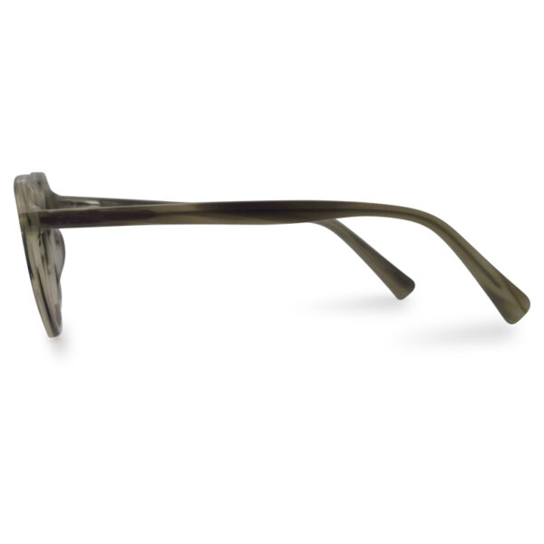 New Semi Round Shape Transparent Color Eyeglasses