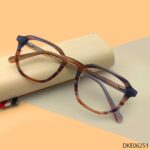Mixed Semi Round Shape Eyeglasses