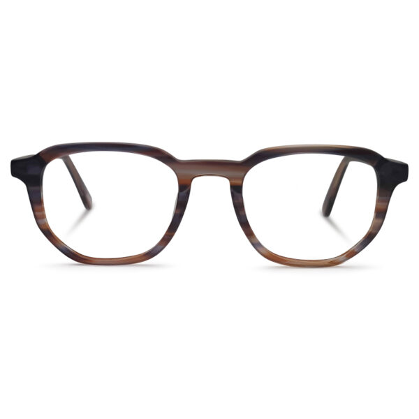 Mixed Semi Round Shape Eyeglasses