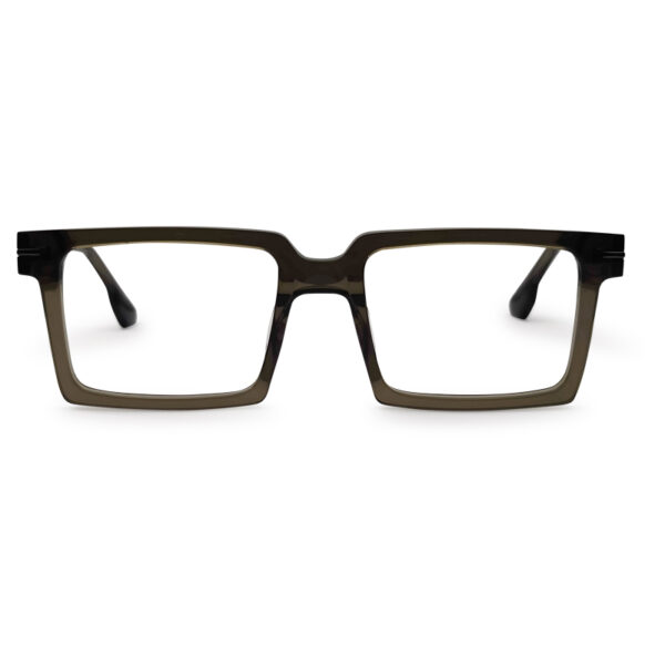 Olive Transparent Color Eyeglass