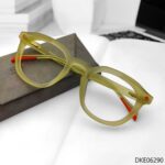 Olive Green Transparent Eyeglasses