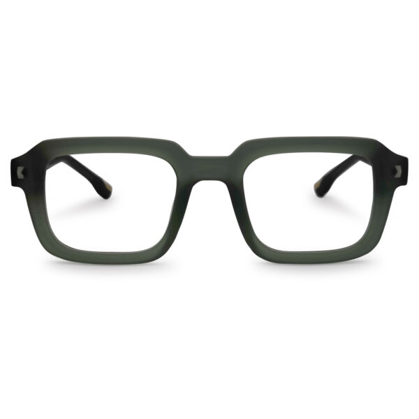 Green Transparent Color Eyeglass