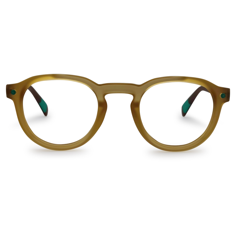 Yellow Transparent Color Eyeglasses