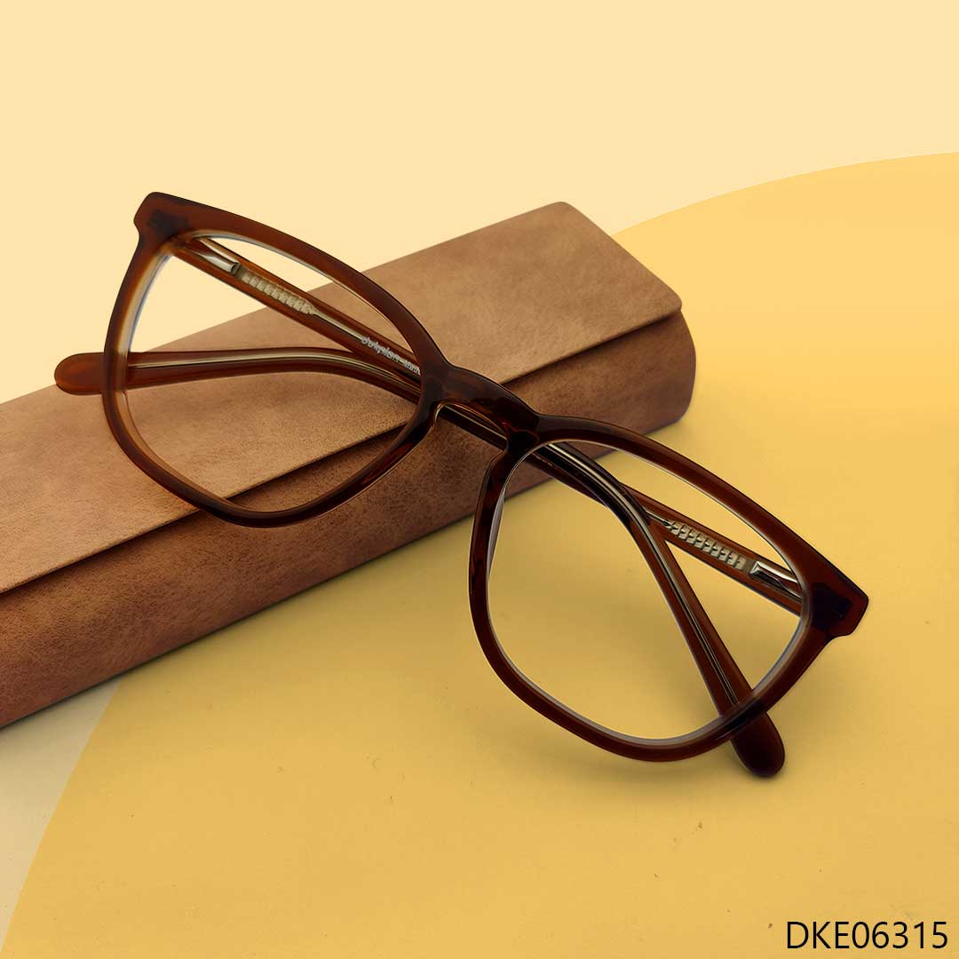 Brawn Transparent Color Eyeglass