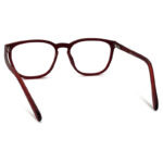 Red Transparent Color Eyeglass
