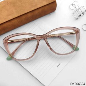 Transparent Color Woman Eyeglass