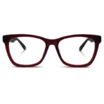 Brown Transparent Color Woman Eyeglass