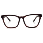 Brown Transparent Color Woman Eyeglass