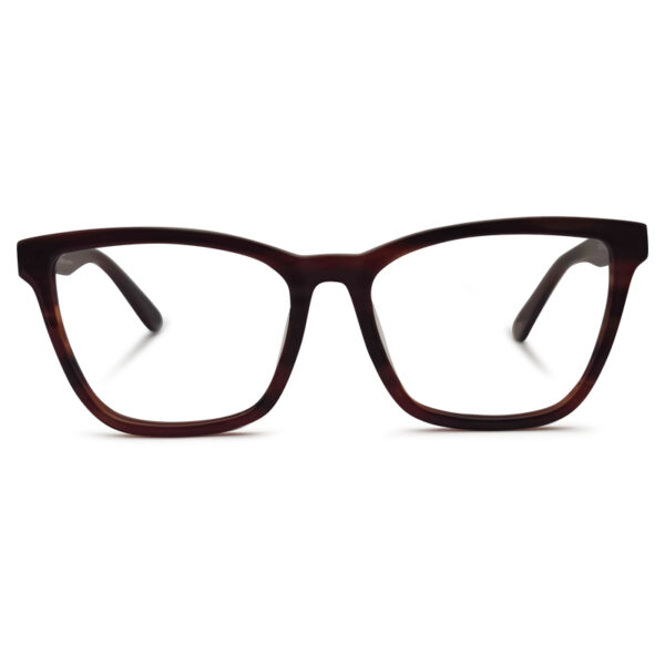 Brown Transparent Color Woman Eyeglass